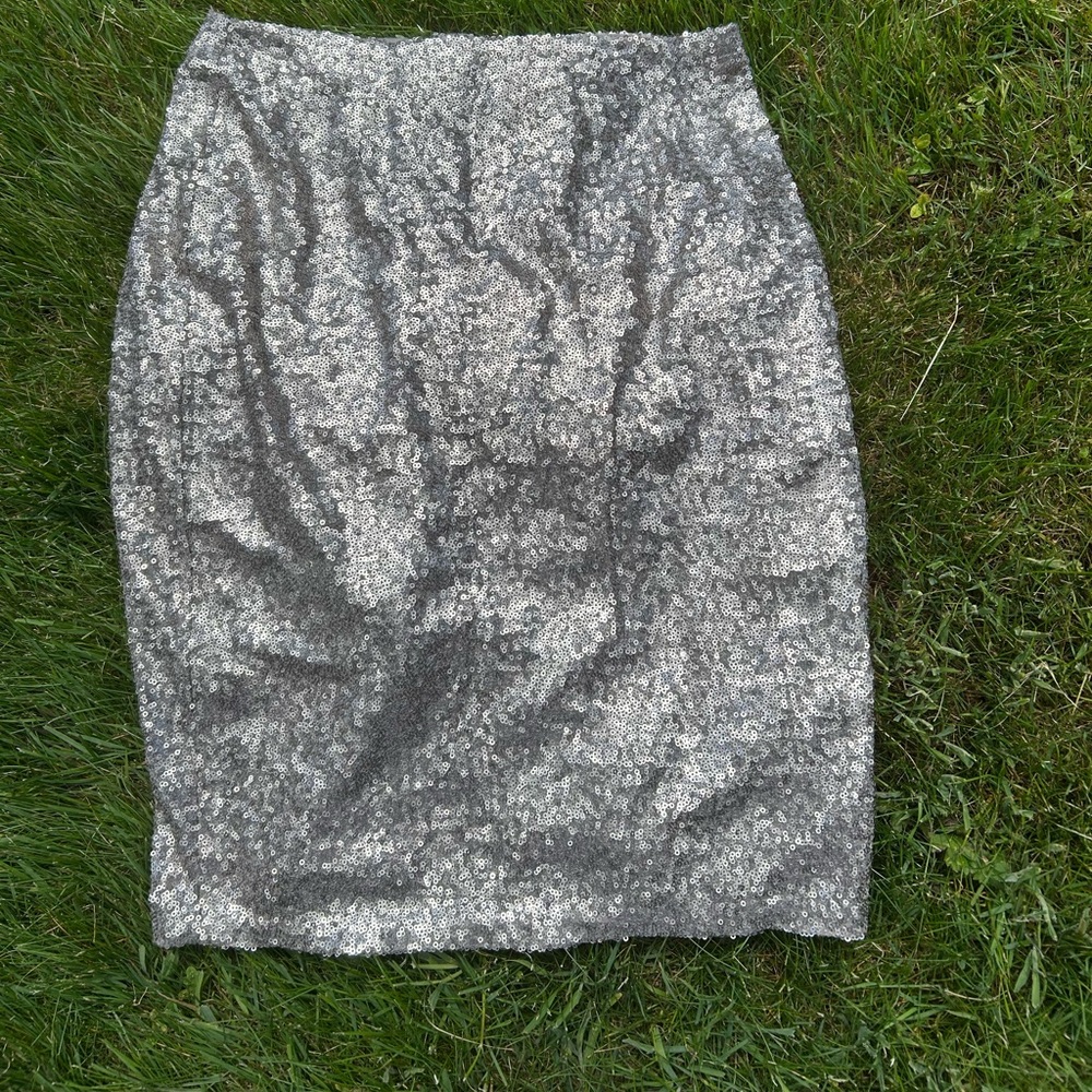 Halogen Sequined Pencil Skirt